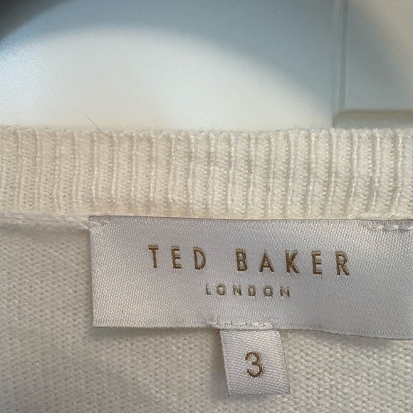 Ted Baker Elegant Cream Sweater NWOT - Picture 2 of 5